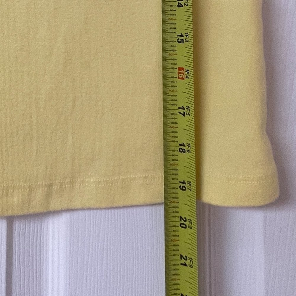 Vintage OP Women's Large Crop Tank / Jammy Top - Yellow, Beach - Picture 10 of 10